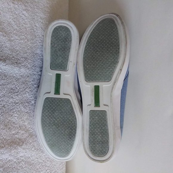 Grasshopper Light Blue Denim Plaid Boat Shoe - Picture 9 of 11